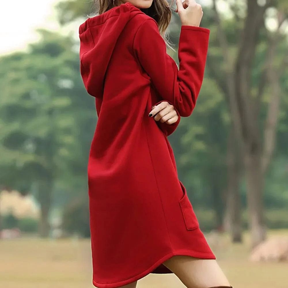 Charlott | Kleid mit Kapuze für Damen