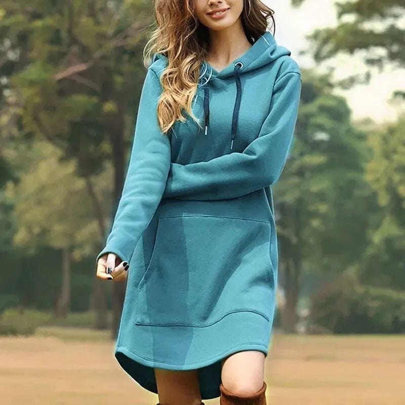 Charlott | Kleid mit Kapuze für Damen
