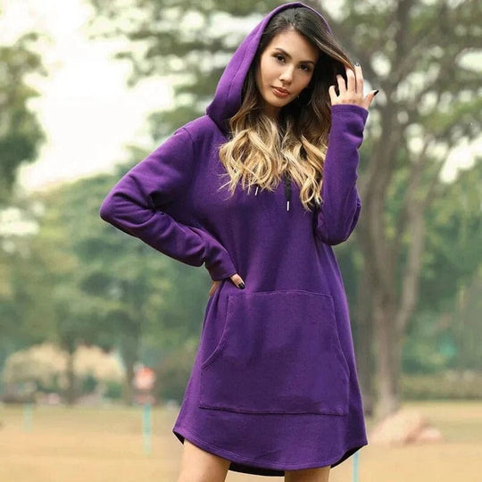 Charlott | Kleid mit Kapuze für Damen
