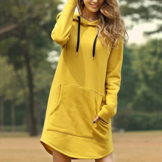 Charlott | Kleid mit Kapuze für Damen