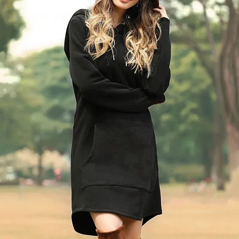 Charlott | Kleid mit Kapuze für Damen