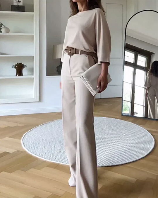 Charlotte | Blusen- und Hosen-Set für Damen