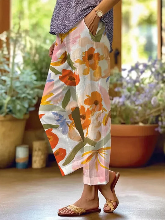 Cheyenne | Hose mit Blumenmuster für Damen