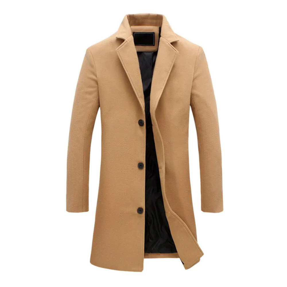 Christo | Langer modischer Trenchcoat für Herren