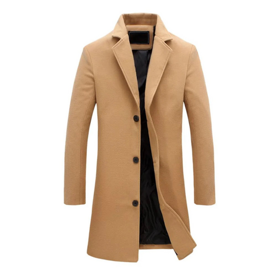 Christo | Langer modischer Trenchcoat für Herren