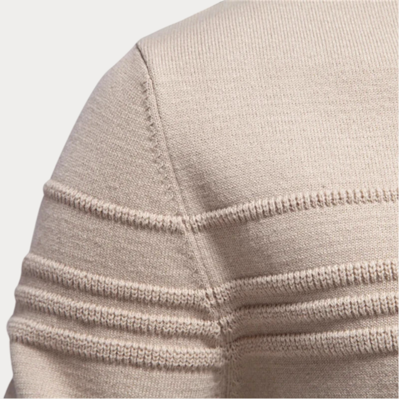 Christwin | Gemusterter Rundhals-Pullover für Herren