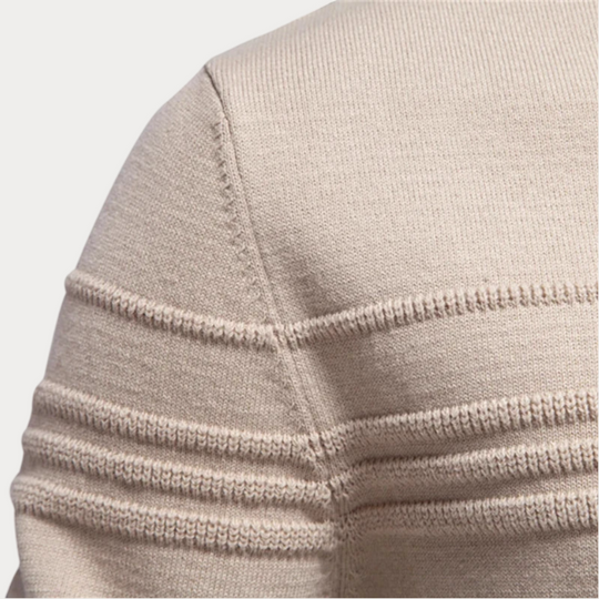 Christwin | Gemusterter Rundhals-Pullover für Herren