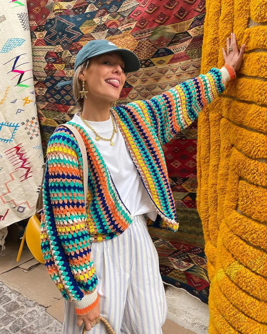 Claudine | Trendiger Boho-Cardigan für Damen