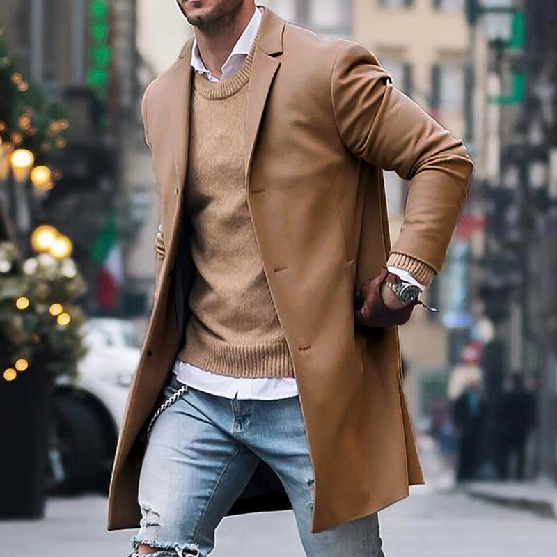Conrad | Stilvoller Einreißiger Trenchcoat für Herren