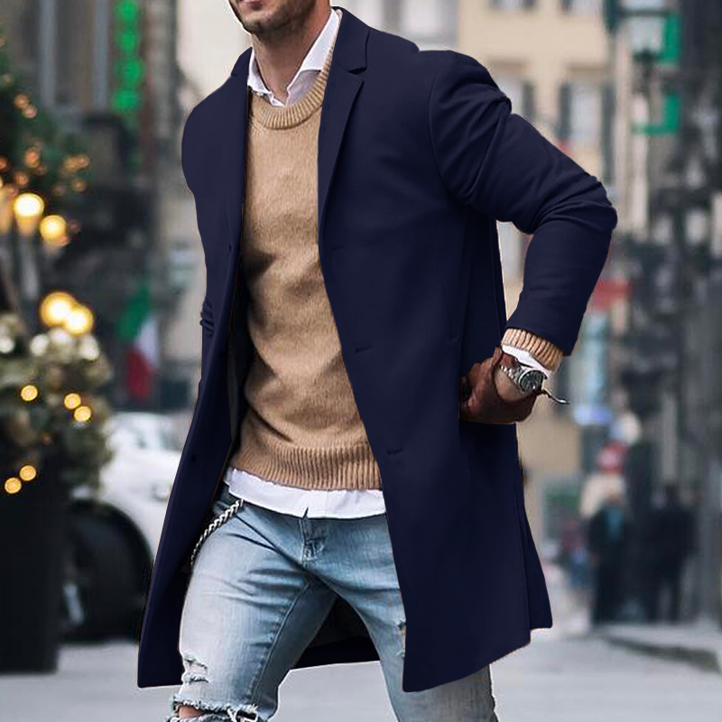 Conrad | Stilvoller Einreißiger Trenchcoat für Herren
