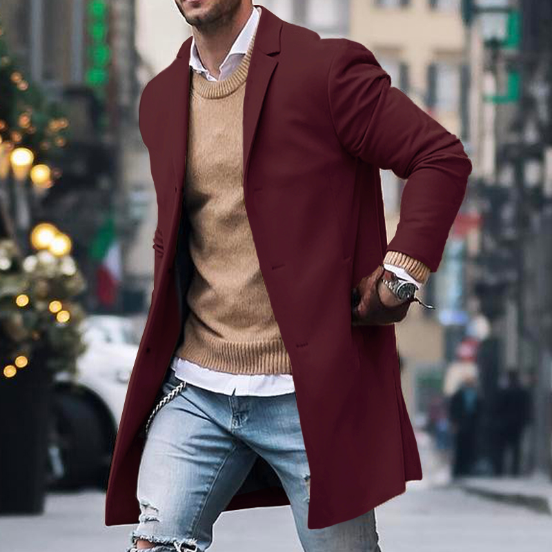 Conrad | Stilvoller Einreißiger Trenchcoat für Herren