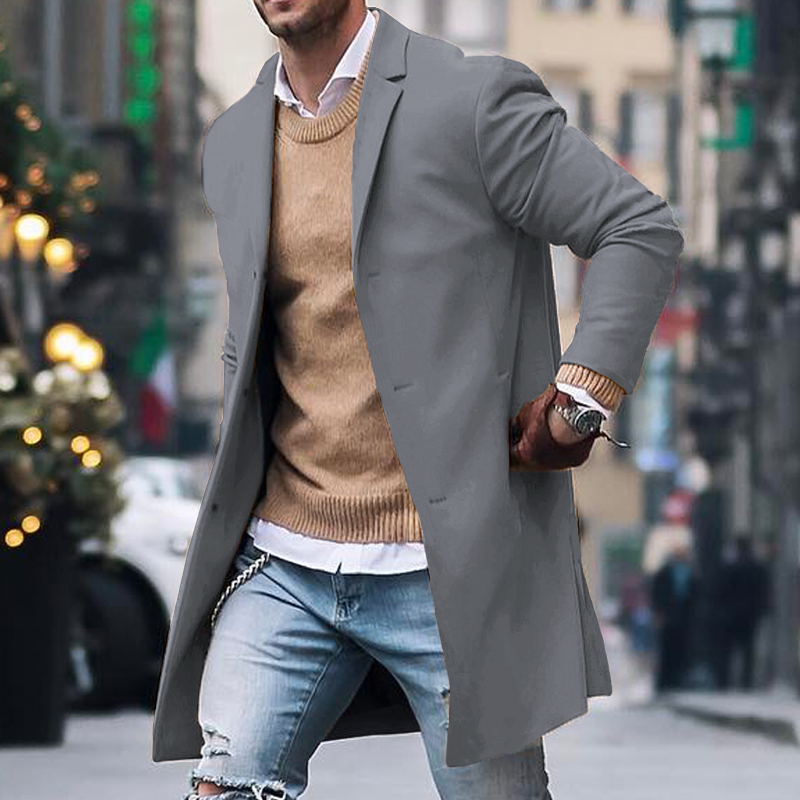 Conrad | Stilvoller Einreißiger Trenchcoat für Herren