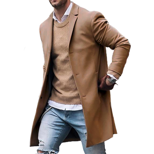 Conrad | Stilvoller Einreißiger Trenchcoat für Herren