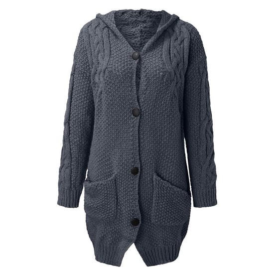 Constanze | Lässiger Strickmantel für Damen
