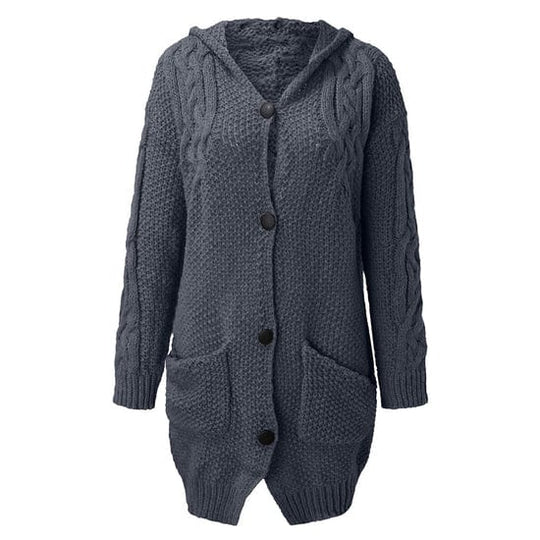 Constanze | Lässiger Strickmantel für Damen