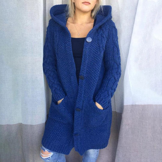 Constanze | Lässiger Strickmantel für Damen