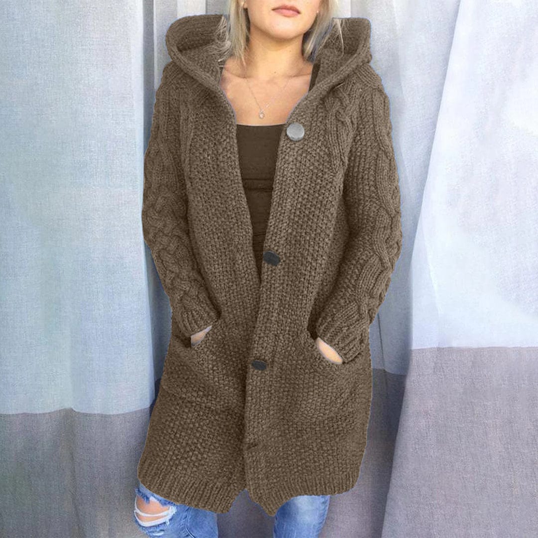 Constanze | Lässiger Strickmantel für Damen