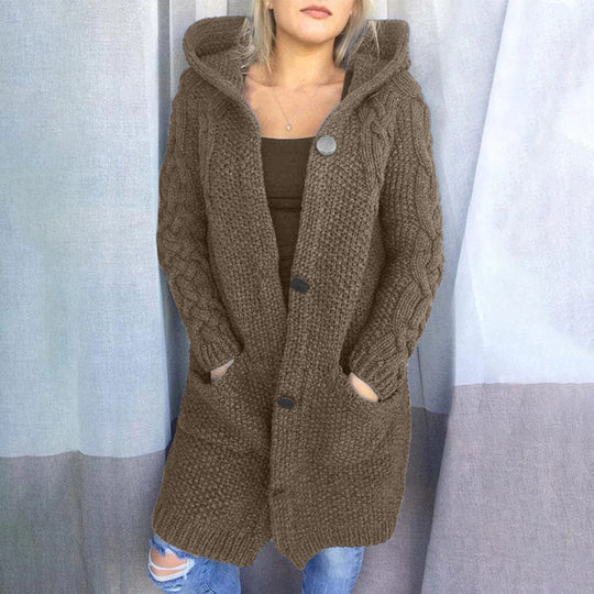 Constanze | Lässiger Strickmantel für Damen