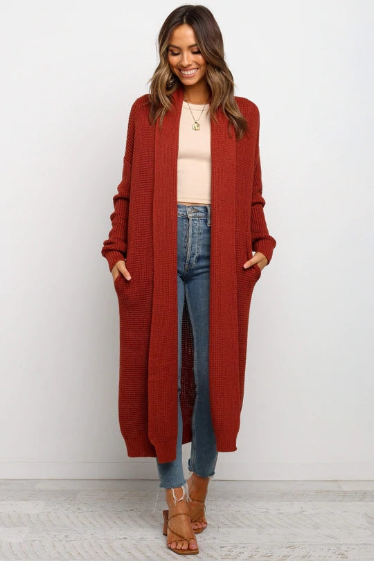 Cordelia | Langer Strickcardigan für Damen