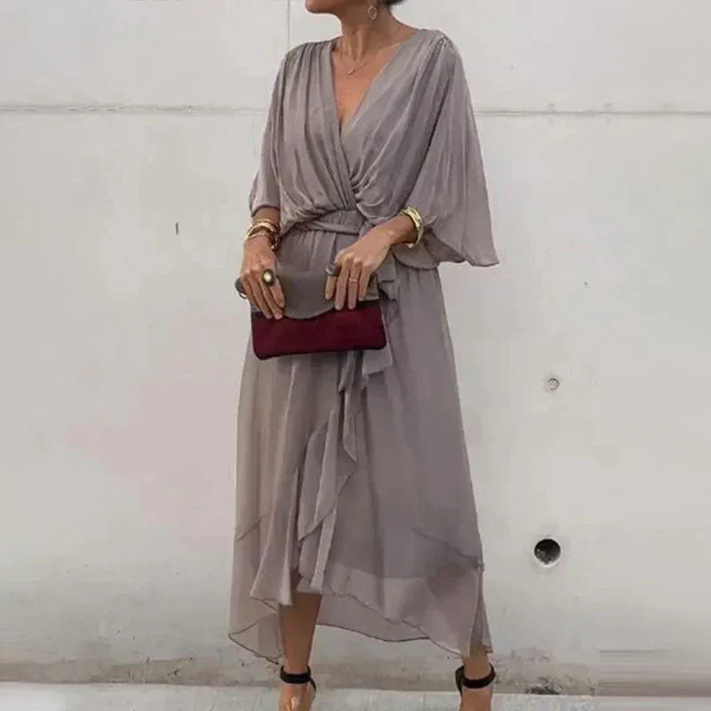 Variant image for Damen Chiffon Midi Kleid für Abendveranstaltungen und Sommer-33