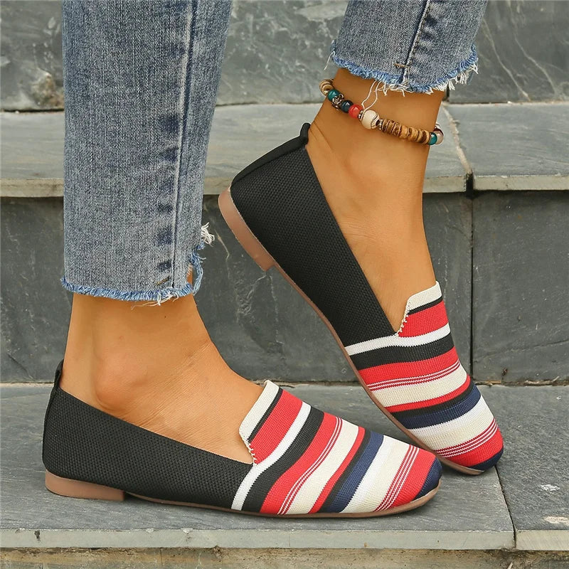 Variant image for Damen Strickflats Slip-On Schuhe Atmungsaktiv-57