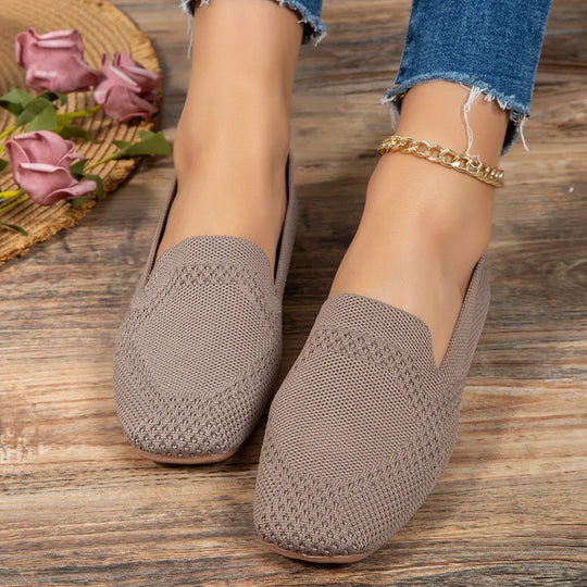 Variant image for Damen Strickflats Slip-On Schuhe Atmungsaktiv-8