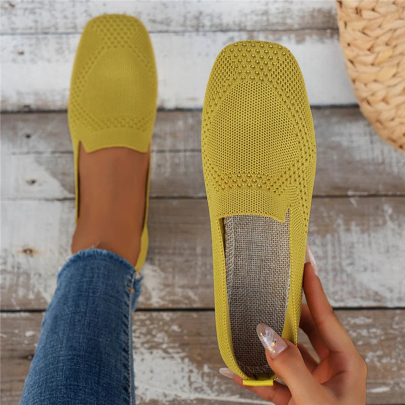 Variant image for Damen Strickflats Slip-On Schuhe Atmungsaktiv-22