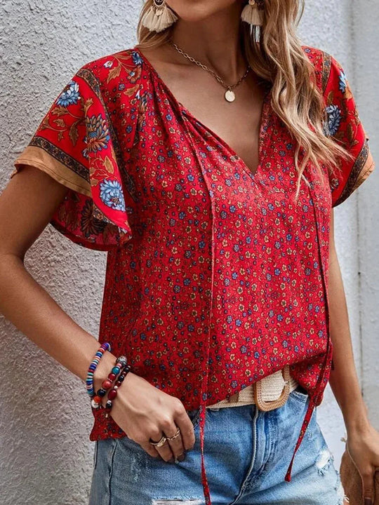 Damen Oberteil Damen-Oberteil Kurzarm Shirt Sommer