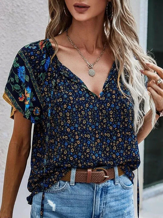 Damen Oberteil Damen-Oberteil Kurzarm Shirt Sommer