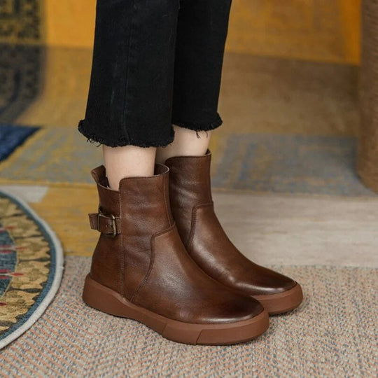 Damen Knöchel Stiefel Vintage für Frauen