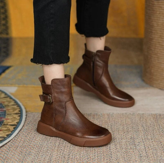 Damen Knöchel Stiefel Vintage für Frauen