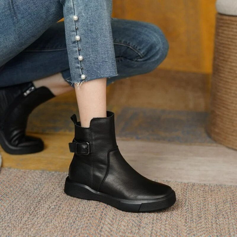 Damen Knöchel Stiefel Vintage für Frauen