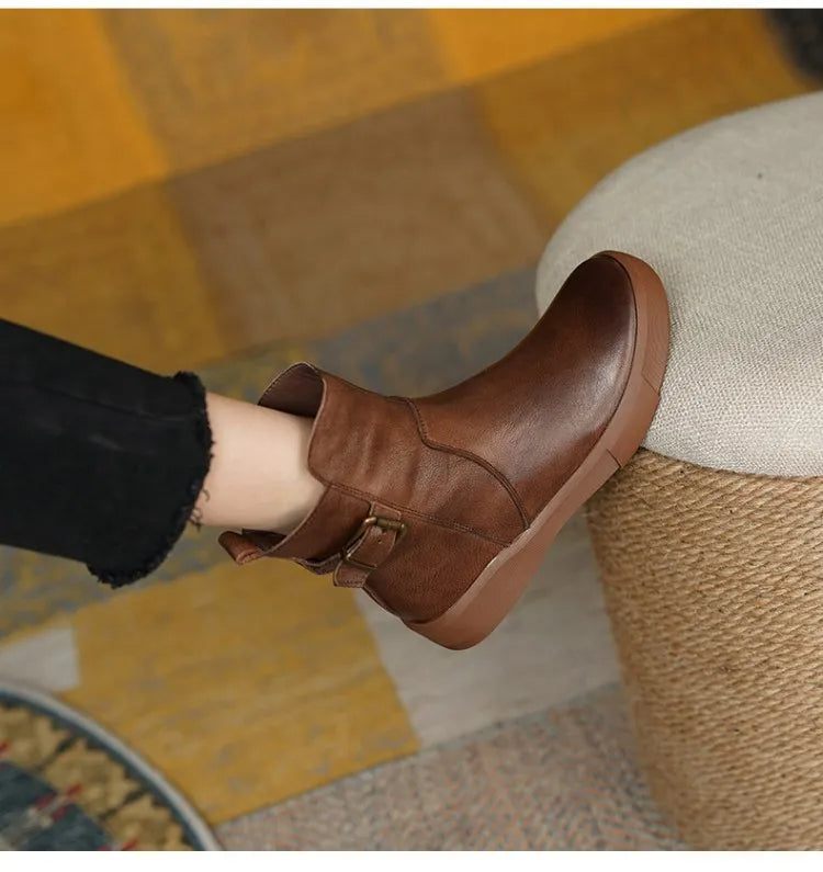 Damen Knöchel Stiefel Vintage für Frauen