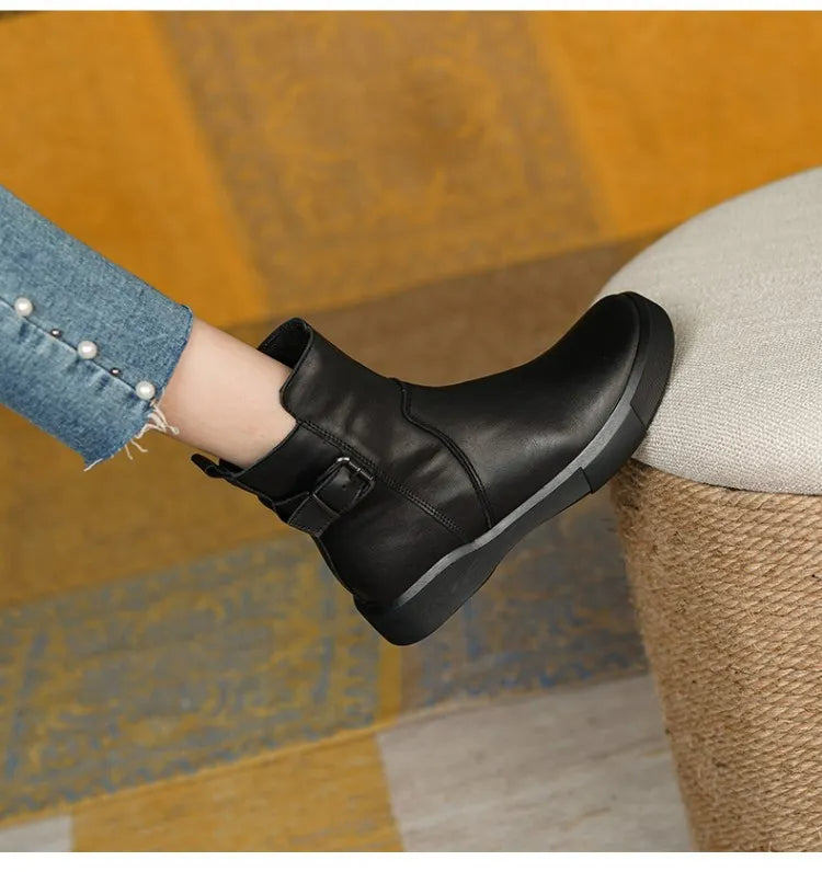 Damen Knöchel Stiefel Vintage für Frauen