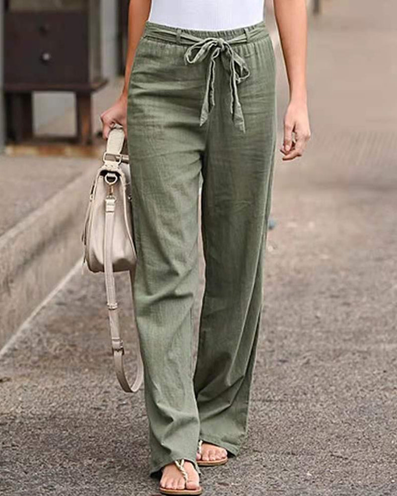 Damenhose Weiche Mischung mit Elastischem Bund für Damen