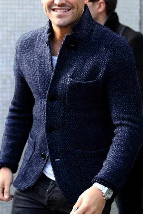 Daunen Blazer für Herren mit Knöpfen im Modernen Stil