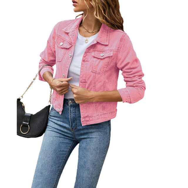 Denim Jacke Casual für Damen