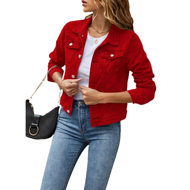 Denim Jacke Casual für Damen