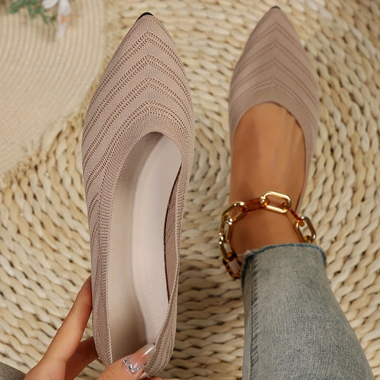 Elegante Ballerinas aus weichem Material für Damen
