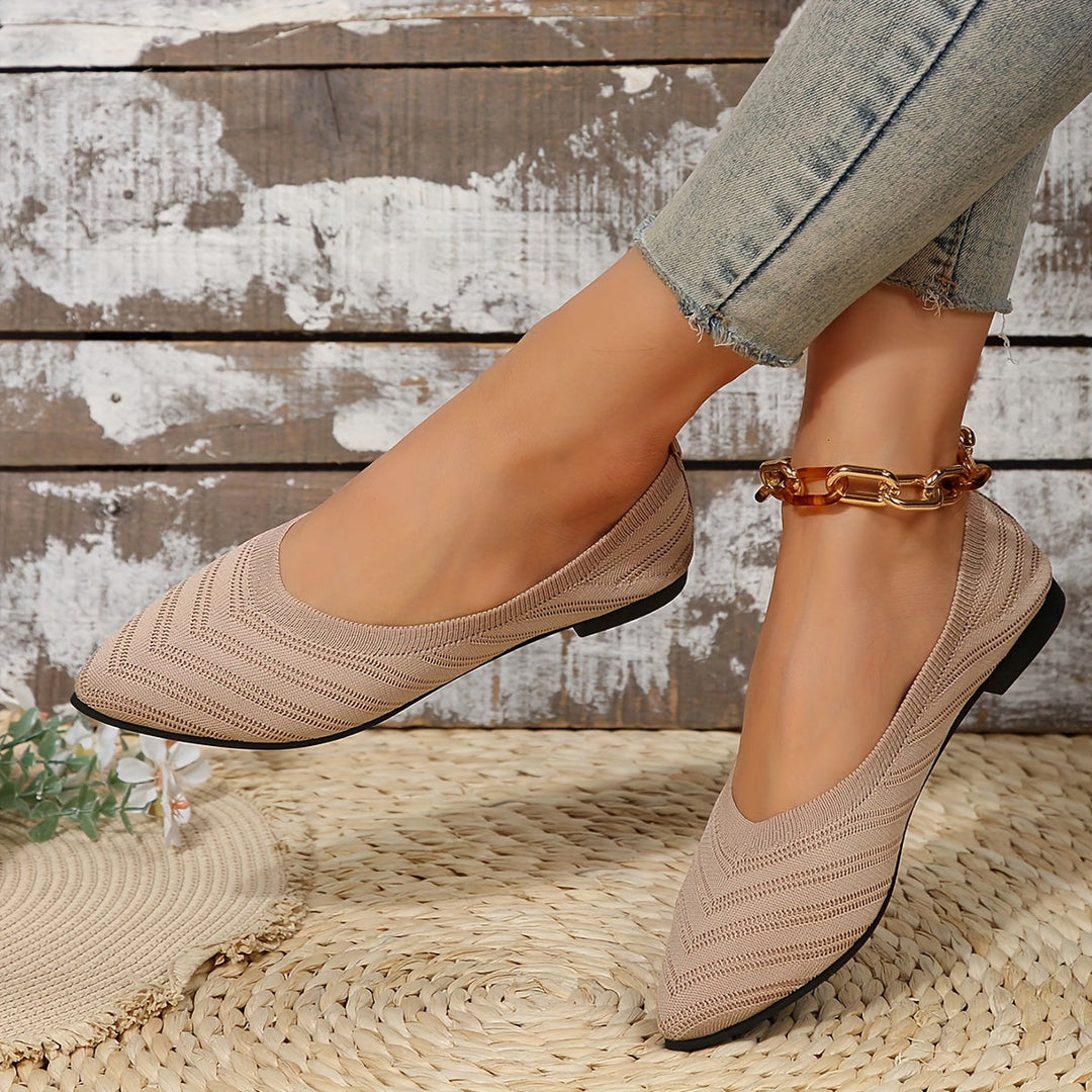 Elegante Ballerinas aus weichem Material für Damen