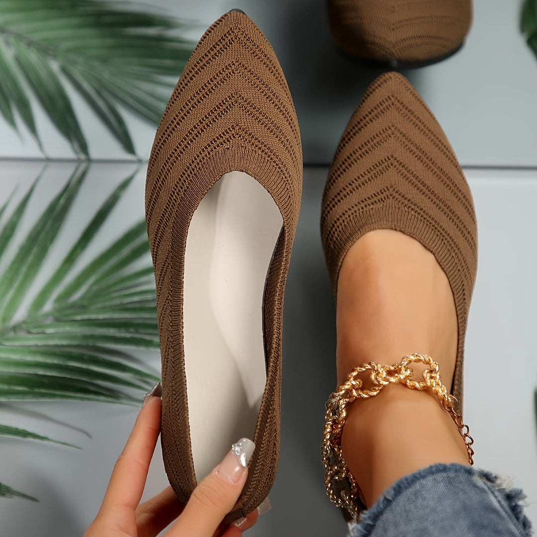 Elegante Ballerinas aus weichem Material für Damen