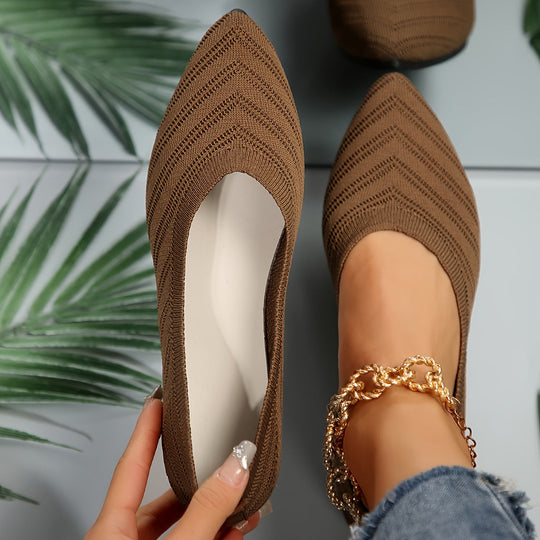 Elegante Ballerinas aus weichem Material für Damen