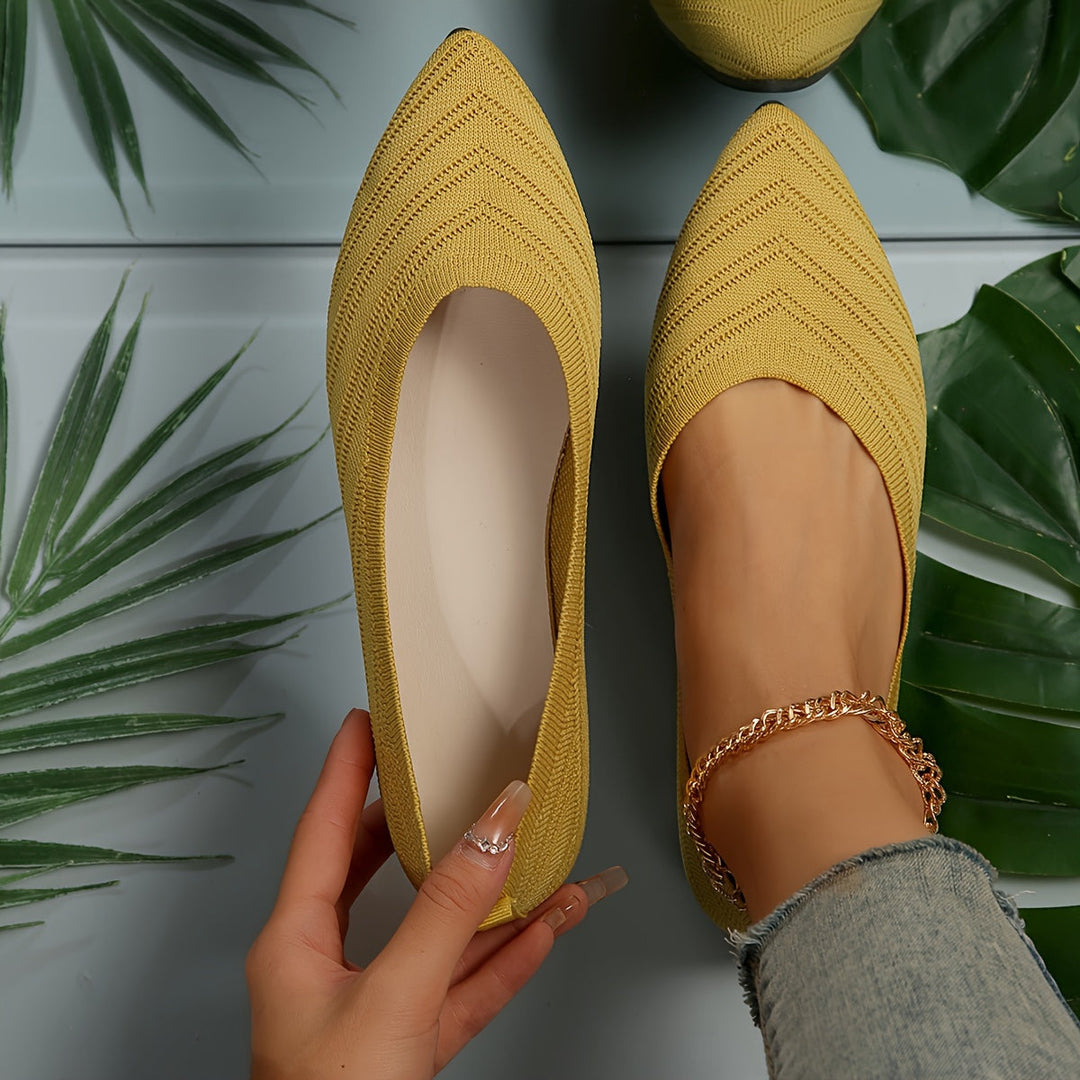 Elegante Ballerinas aus weichem Material für Damen