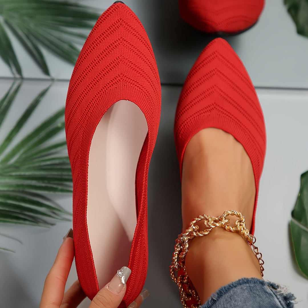 Elegante Ballerinas aus weichem Material für Damen