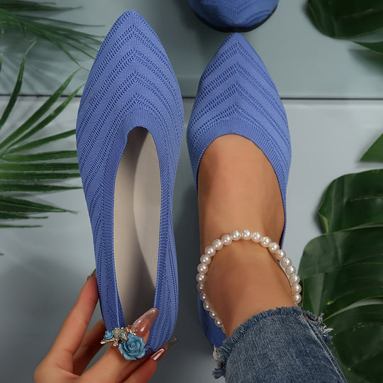 Elegante Ballerinas aus weichem Material für Damen