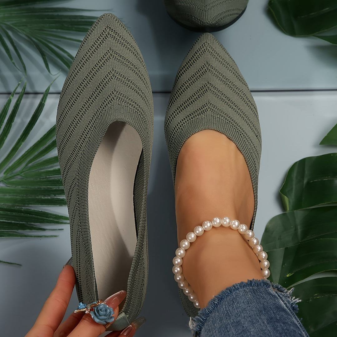 Elegante Ballerinas aus weichem Material für Damen