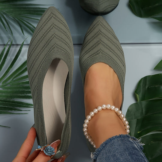Elegante Ballerinas aus weichem Material für Damen