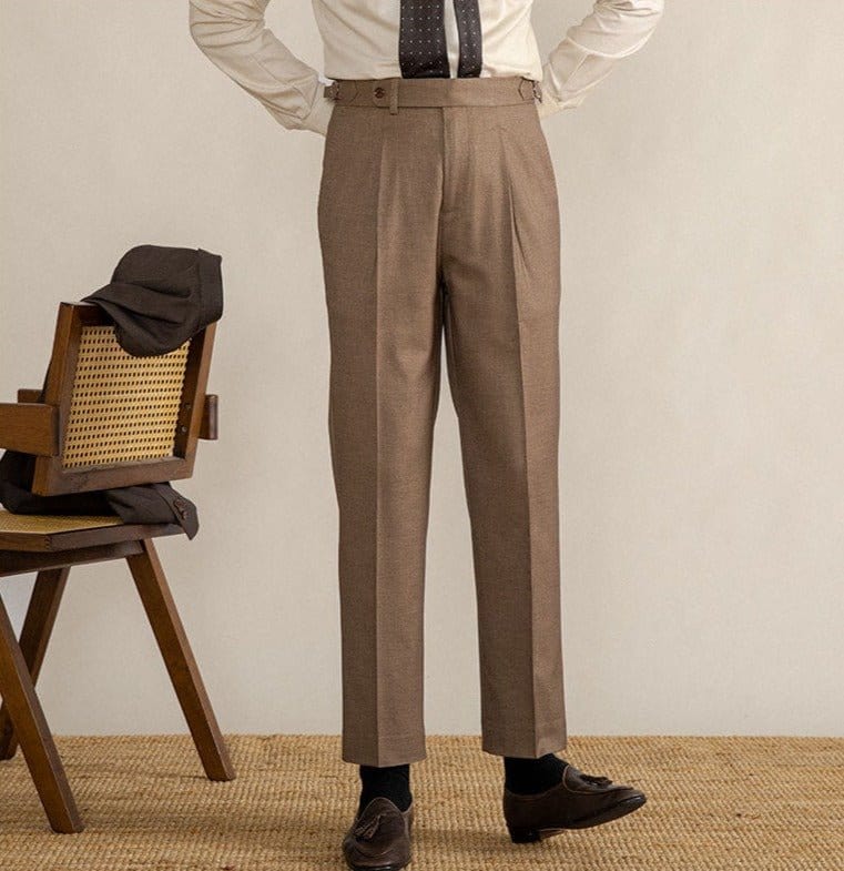 Elegante Hose mit Falten für Damen