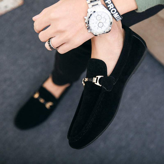 Elegante Slipper aus Wildleder für Herren