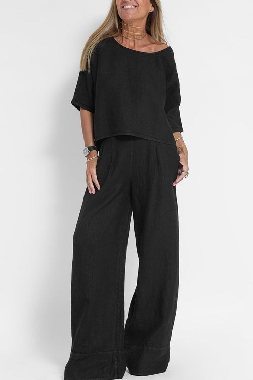 Elegantes Zweiteiliges Set mit Hoher Taille für Damen